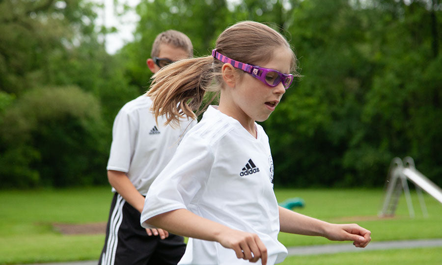 Kids soccer glasses on sale