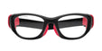 Matte Black/Red | Lens Type, Lens Color