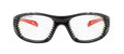 Shiny Black Speckled Red