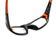 Spotted Matte Black Orange