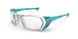 Shiny Clear/Turquoise