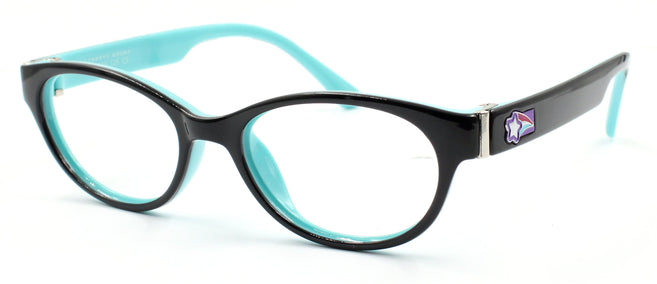 Shiny Black/Teal
